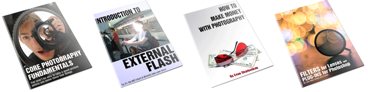 core photography fundamentals - external flash - make money with photography - fliters for lenses and plug-ins for photoshop